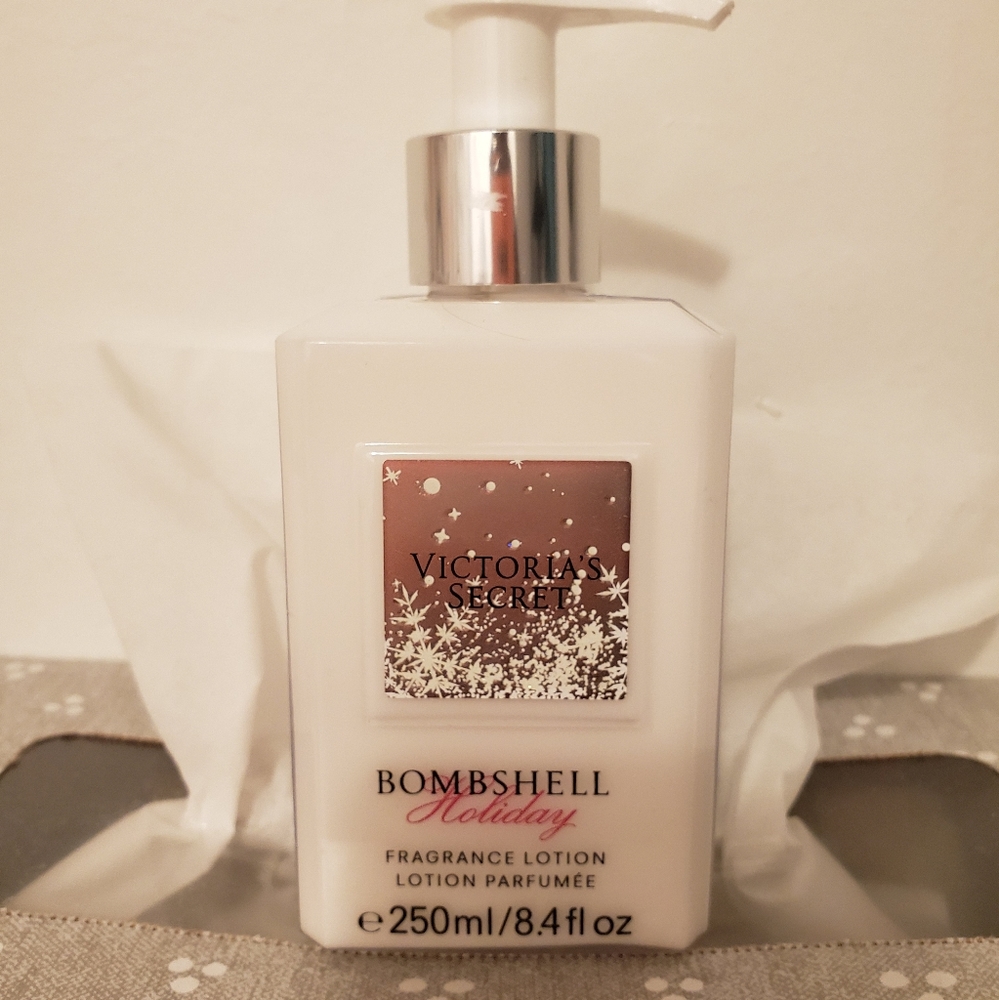 Victoria Secret Bombshell Holiday Lotion.